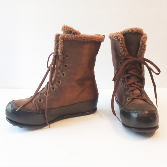 Stuart Weitzman Lace Up Boots - Picture 1 of 16
